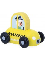 Дървена количка Janod Cross Roads - Такси