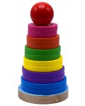 Дървена кула B-MAX - С форми за редене, 17 cm