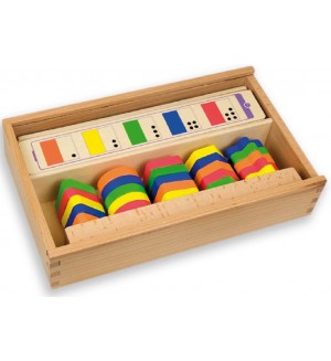 Дървена логическа игра Andreu toys - Форми и цветове
