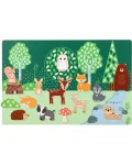 Дървена магнитна дъска Orange Tree Toys - Горски животни