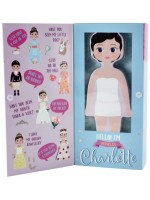 Дървена магнитна кукла Floss and Rock - Шарлот Дървена магнитна кукла Floss and Rock - Шарлот