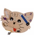 Дървена Монтесори дъска Moni Toys - Коте