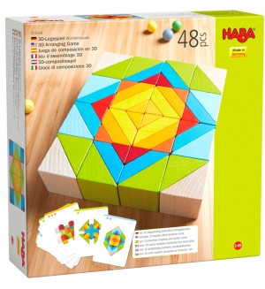 Дървена мозайка Haba, 48 части