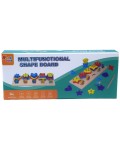 Дървена мултифунционална дъска B-MAX - С фигури и цифри, асортимент