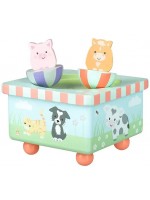 Дървена музикална кутия Orange Tree Toy - Ферма