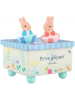 Дървена музикална кутия Orange Tree Toys Peter Rabbit - Синя