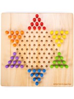 Дървена настолна игра Bigjigs - Китайски шах