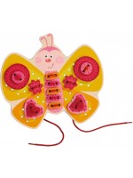 Дървена низанка Haba - Пеперуда