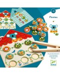 Дървена образователна игра Djeco - Pinstou Дърво