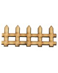 Дървена ограда за декорация Ем Арт - 35 x 100 mm (2 бр.)