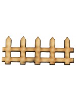 Дървена ограда за декорация Ем Арт - 35 x 100 mm (2 бр.)