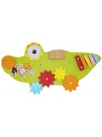 Дървена сензорна игра за стена Acool Toy -  Крокодилче
