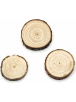 Дървена шайба Ем Арт - 3-5 x 1 cm (5 бр.)