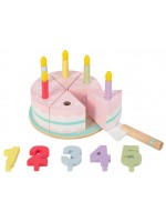 Дървена торта за рожден ден Wooden