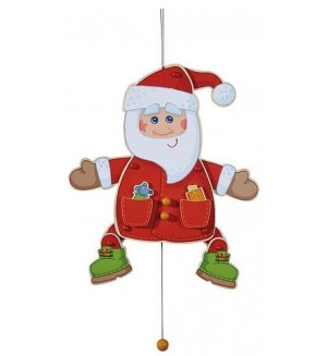 Дървена украса за стена Haba - Дядо Коледа Дървена украса за стена Haba - Дядо Коледа