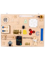Дървена занимателна Монтесори сензорна дъска Moni Toys