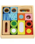 Дървени блокчета с различни елементи Tooky Toy