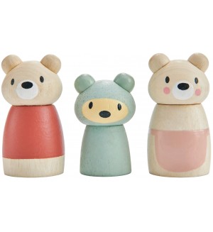 Дървени фигурки Tender Leaf Toys - Мечета