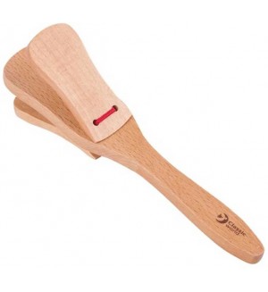 Дървени кастанети с дръжка Classic World Дървени кастанети с дръжка Classic World