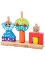 Дървени креативни блокчета Raya Toys 