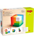 Дървени кубчета Haba, 10 части