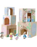 Дървени кубчета за подреждане Orange Tree Toys Peter Rabbit
