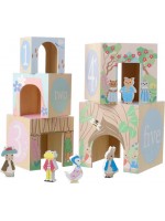 Дървени кубчета за подреждане Orange Tree Toys Peter Rabbit