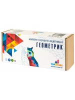 Дървени плочки за оцветяване Top Kids - Геометрик Дървени плочки за оцветяване Top Kids - Геометрик