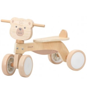 Дървено колело за баланс Viga Toys PolarB - Мече