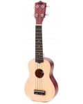 Дървено укулеле Woody - С калъф, 54 cm