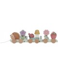 Дървено влакче за дърпане Little Dutch - Fairy Garden, от модули