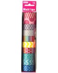 Декоративно тиксо Sense – Washi Tape, 10 броя