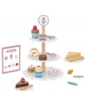 Детск играчка Tooky Toy - Дървен стенд за десерти