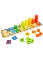 Детска дървена игра Bigjigs - Уча се да броя