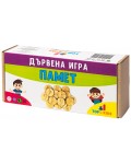 Детска дървена игра Top Kids - Памет, 18 части