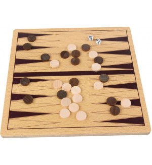 Детска дървена игра Wooden - Табла с пулове