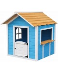 Детска дървена къщичка за игра Ginger Home - За ролеви игри, синя