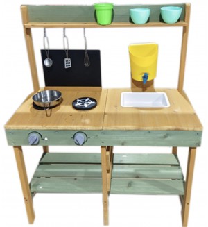 Детска дървена кухня Acool Toy - С контейнер за вода Детска дървена кухня Acool Toy - С контейнер за вода