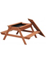 Детска дървена маса и пясъчник 2 в 1 Ginger Home