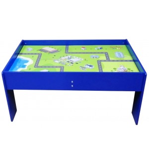 Детска дървена маса за игра Acool Toy - Град с улици