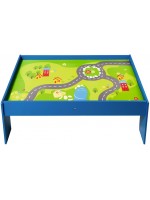 Детска дървена маса за игра Acool Toy - Синя