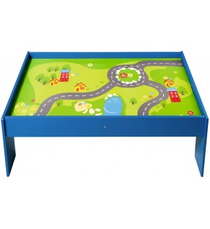 Детска дървена маса за игра Acool Toy - Синя