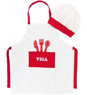 Детска готварска престилка Viga - С шапка