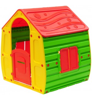 Детска градинска къща за игра Chipolino - Magical House, жълта