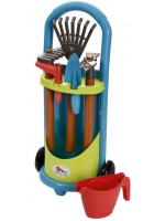 Детска градинска количка  Ecoiffier - с 6 инструмента