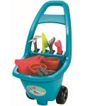 Детска градинска количка  Ecoiffier - с 8 инструмента