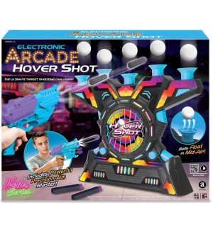 Детска игра Ambassador - Електронна въздушна мишена с топчета и бластер