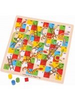 Детска игра Bigjigs - Змии и стълби