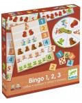 Детска игра Djeco - Бинго, Горски животни и числа