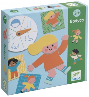 Детска игра Djeco - Частите на тялото